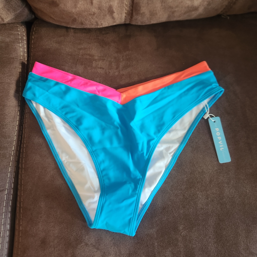 Popvil Colorful Bikini Bottom size L